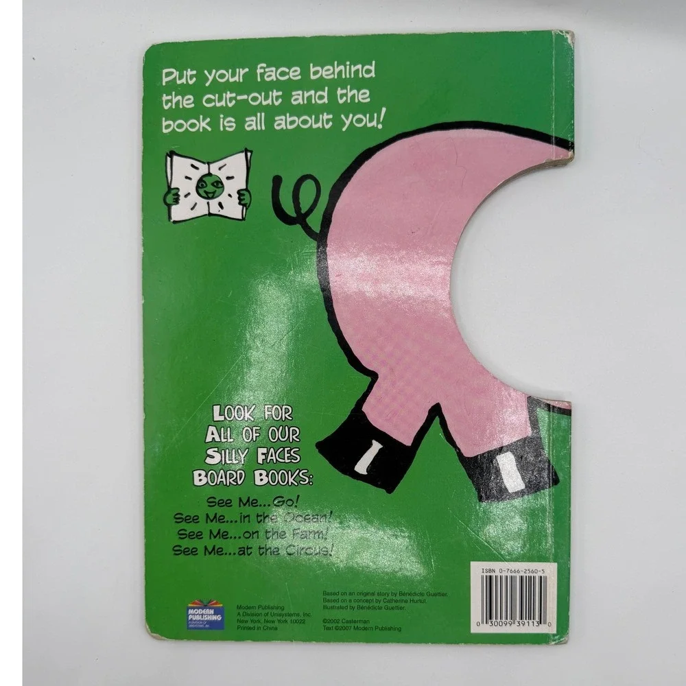 Silly Faces See Me On The Farm Board Book 2007 Modern Publishing Pig Sheep